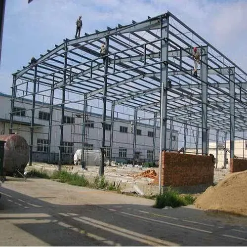 Stairs steel shed construction